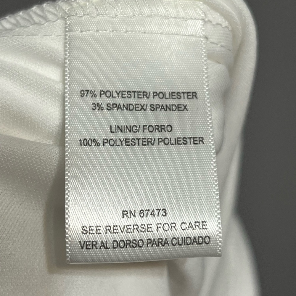 Violet Weekend White Multi Maxi Dress Off-Shoulder Ruffled Tiered Sleeveless XL - Picture 6 of 7